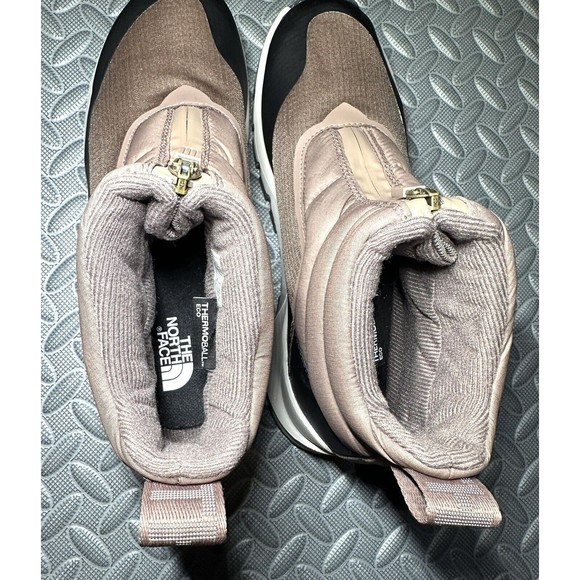 The North Face ThermoBall Progressive Zip II Waterproof brown Booties Sz 8 NEW - Picture 8 of 11